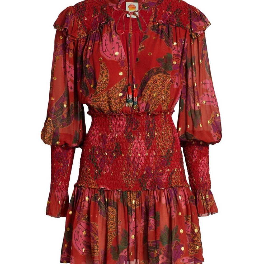 NWT FARM  Rio
Banana Flowers Minidress